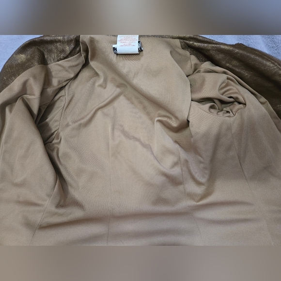 JOSEPH RIBKOFF Vintage Bronze Jacket. Size 4 - Picture 9 of 14